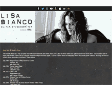 Tablet Screenshot of lisabianco.com